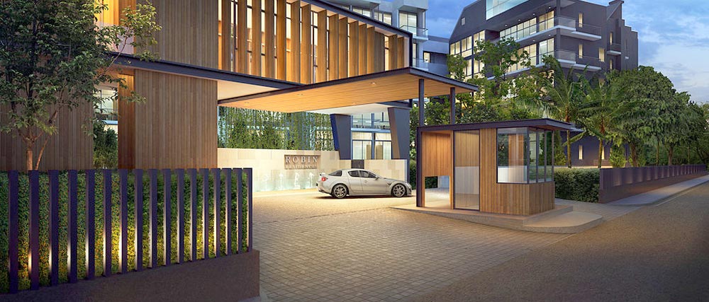 Robin Residences Entrance